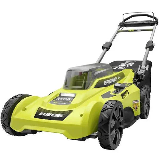 Ryobi 40V Brushless 20 In. Cordless Battery Walk Behind Push Lawn Mower With 6.0