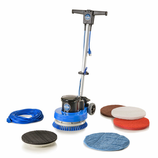 Prolux Core Heavy Duty Commercial Floor Polisher Buffer Scrubber Machine And 5 Pads