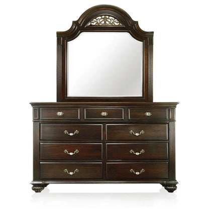 Vame Traditional 2-piece 9-Drawer Dresser And Mirror Set By Furniture Of America