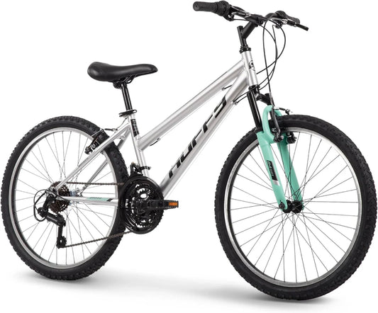 Huffy Stone Mountain Hardtail Mountain Bike For Boys/Girls/Men/Women, 20 In./24 In./26 In. Sizes, 6 Or 21 Speed Shimano Twist Shifting
