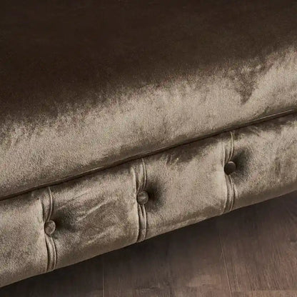 Milani Velvet Tufted Scroll Arm Loveseat By Christopher Knight Home
