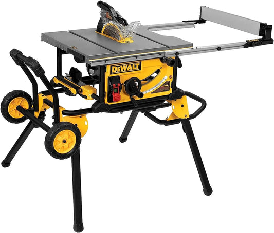 DEWALT 10 In. Table Saw, 32-1/2 In. Rip Capacity, 15 Amp Motor, With Rolling