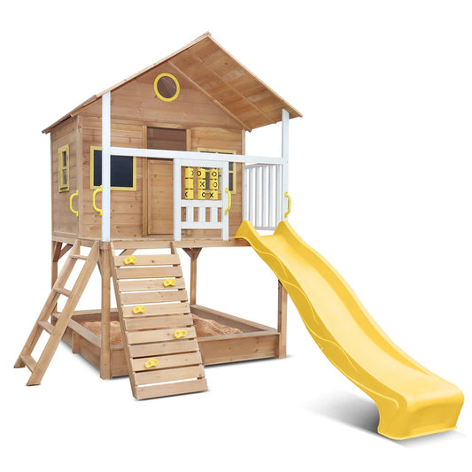 Lifespan Kids Warrigal Cubby House, Yellow Slide
