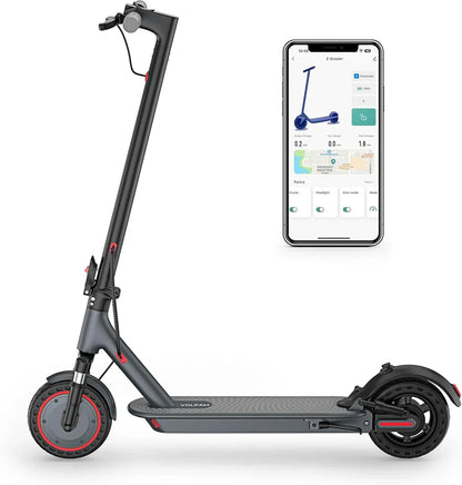 Electric Scooter 350W/500W Powerful Motor 8.5 In./10 In. Solid Tires 19/22Mph 28/21/12 Miles Range
