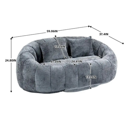 Adult Bean Bag Chair, Multi-Color Lazy Sofa