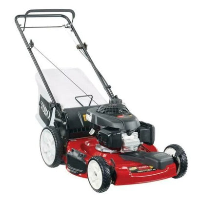 Self-Propelled Petrol Lawnmower, 22 In., 170 cm3 OHV Engine, High-Wheel Drive, Rear-Wheel Drive, 3-in-1 Function With Height Adjustment, Including Oil