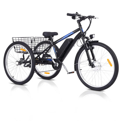 Garvee 3 Wheel Electric Bicycle For Men Women, 350W Motor Electric Tricycle For Adults
