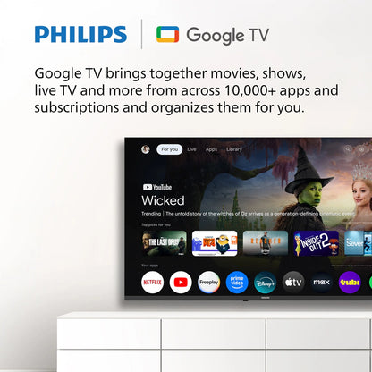 Philips 60 Class 4K Ultra HD, 2160p Google Smart LED TV, 60PUL7555/F7