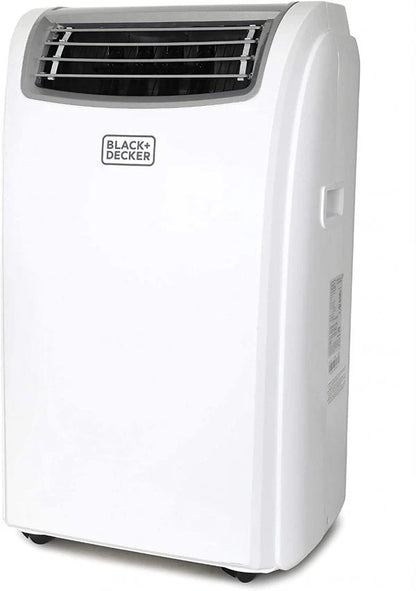 Black Plus Decker 14,000 BTU Portable Air Conditioner With Heat And Remote Control, White