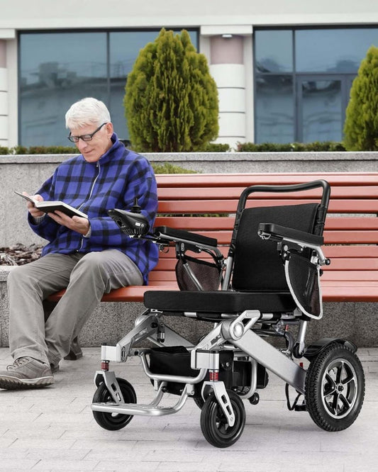 Electric Wheelchair, 25 Miles Longer Range, Foldable Power Wheelchair For Adults Seniors, 500W Dual Motors
