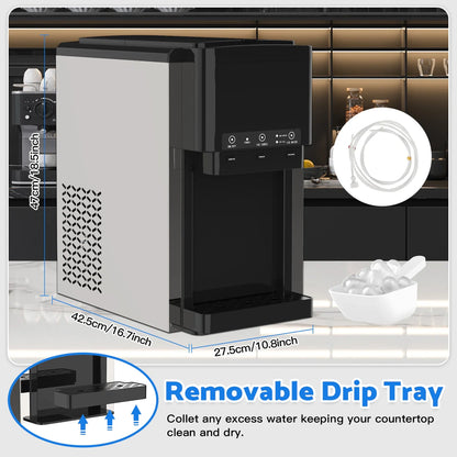 3-in-1 Ice Maker With Cold Water Dispenser