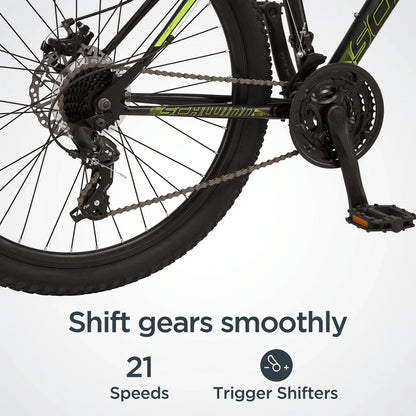 Schwinn Sidewinder Mountain Bike. 26-inch Wheels. 21 Speeds. Mens Style. Black