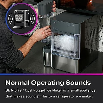 GE Profile Opal 2.0 XL With 1 Gallon Tank, Chewable Crunchable Countertop Nugget Ice Maker, Scoop Included, 38 Lbs In 24 Hours
