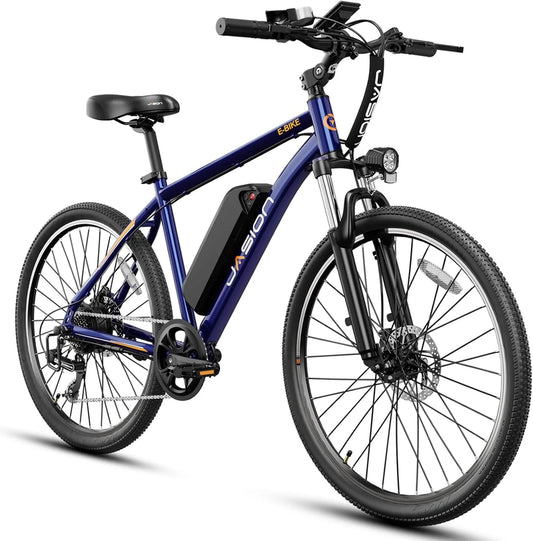 Jasion EB5 Electric Bike For Adults With Peak 40 Miles 20MPH Commuting Electric Mountain Bike
