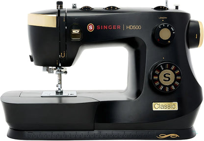 Singer Special Edition Super Bundle, Vintage Style Heavy Duty 500 Classic Sewing Machine Plus Carrying Case