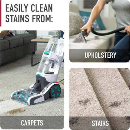 Hoover SmartWash Plus Automatic Carpet Cleaner For Carpets And Upholstery, Deep Cleaning Carpet Shampoo, FH52000