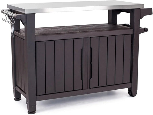 Keter Unity XL Portable Outdoor Table And Storage